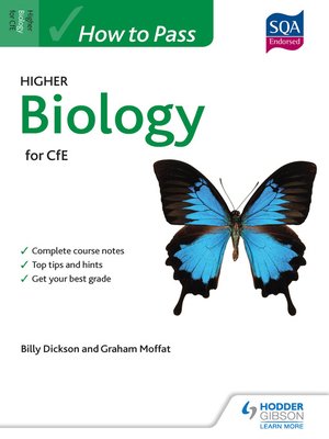 cover image of How to Pass Higher Biology for CfE